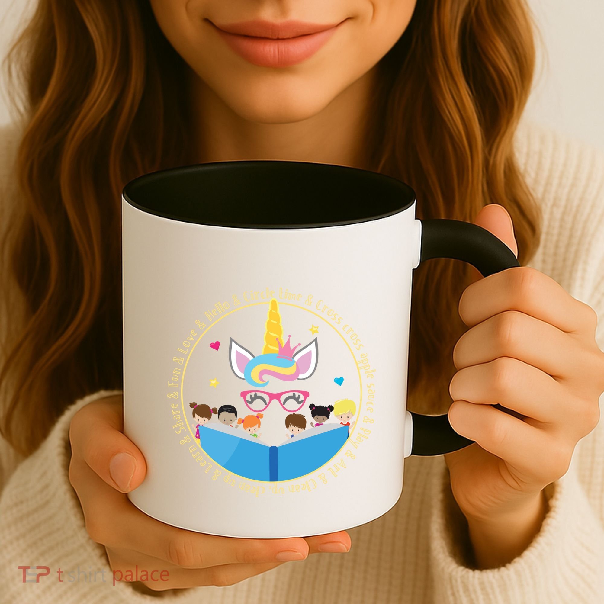 PreSchool Daycare Kindergarten Teacher Unicorn Gift Coffee Mug