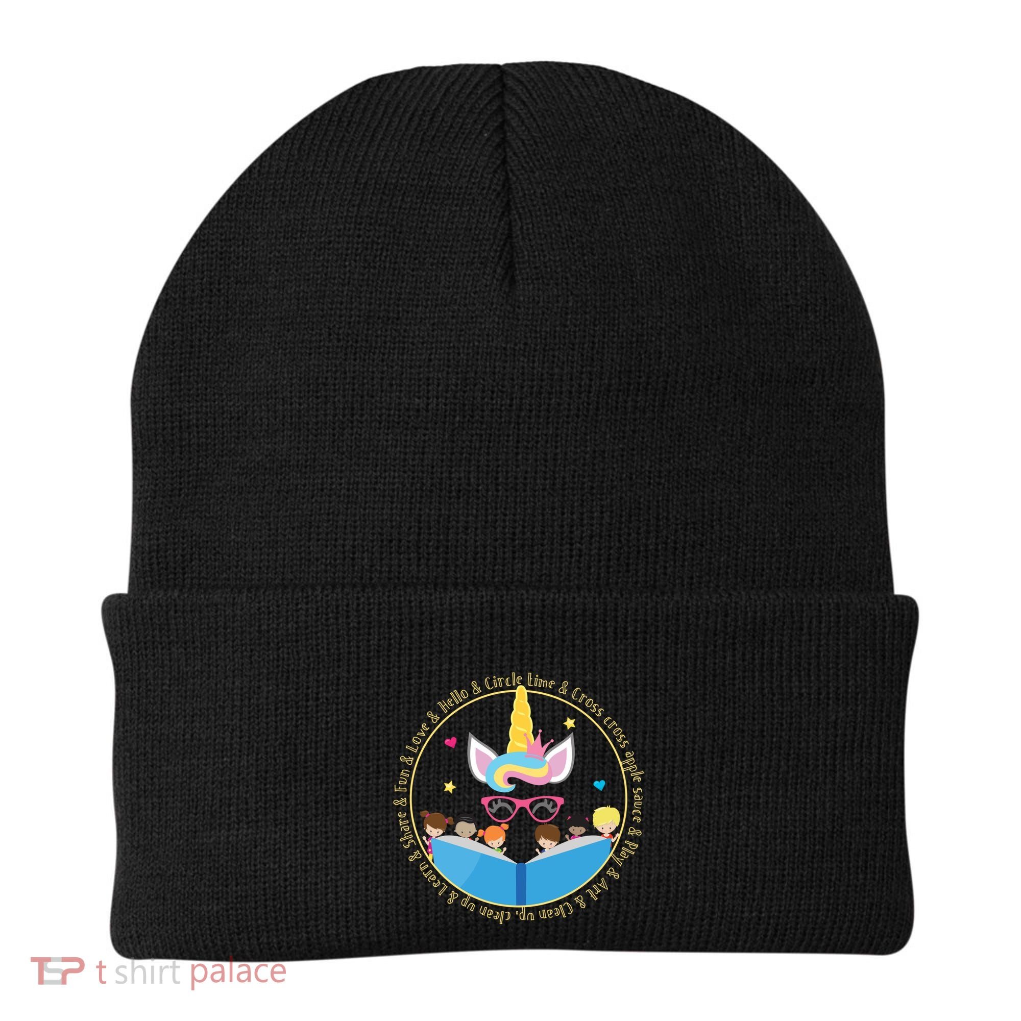 PreSchool Daycare Kindergarten Teacher Unicorn Gift Beanie