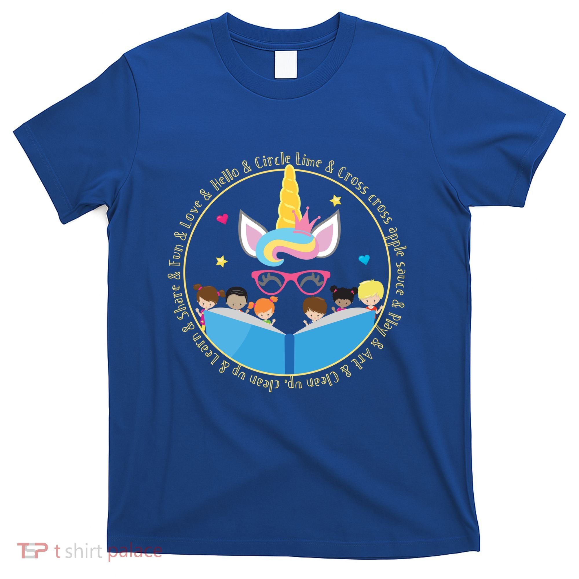 PreSchool Daycare Kindergarten Teacher Unicorn Gift T-Shirt