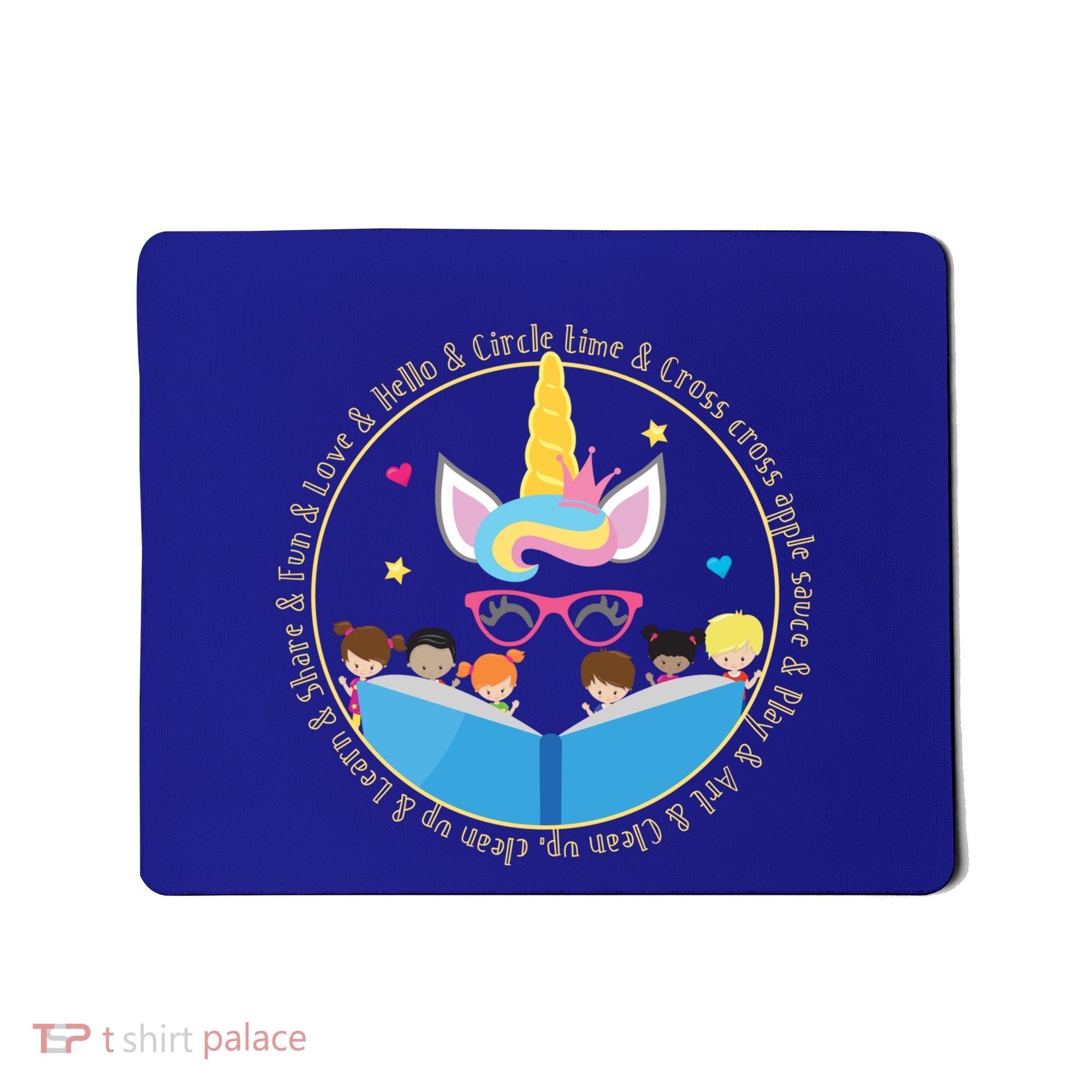 PreSchool Daycare Kindergarten Teacher Unicorn Gift Mousepad