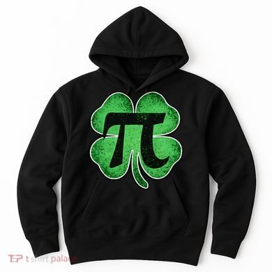 Pi Day Lucky Irish Clover 3.14 St Patrick's Day Hoodie
