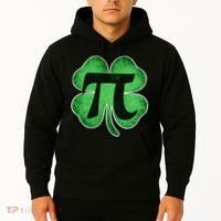 Pi Day Lucky Irish Clover 3.14 St Patrick's Day Hoodie thumb 2