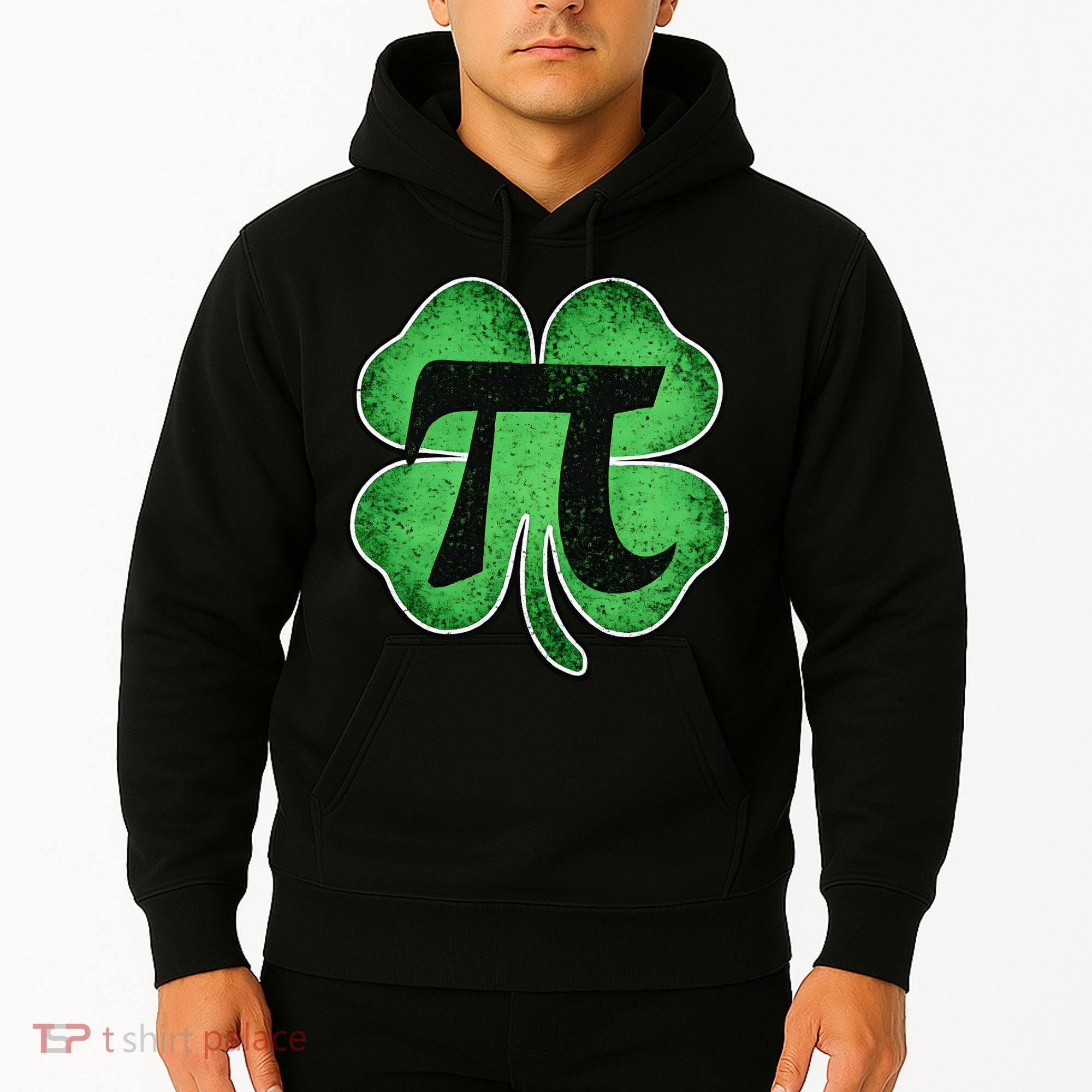 Pi Day Lucky Irish Clover 3.14 St Patrick's Day Hoodie