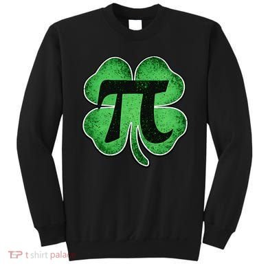 Pi Day Lucky Irish Clover 3.14 St Patrick's Day Sweatshirt
