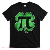 Pi Day Lucky Irish Clover 3.14 St Patrick's Day T-Shirt thumb 0