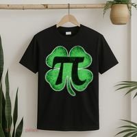 Pi Day Lucky Irish Clover 3.14 St Patrick's Day T-Shirt thumb 2