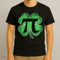 Pi Day Lucky Irish Clover 3.14 St Patrick's Day T-Shirt thumb 3