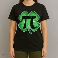 Pi Day Lucky Irish Clover 3.14 St Patrick's Day T-Shirt thumb 4