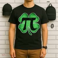 Pi Day Lucky Irish Clover 3.14 St Patrick's Day T-Shirt thumb 6