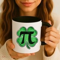 Pi Day Lucky Irish Clover 3.14 St Patrick's Day Coffee Mug thumb 3