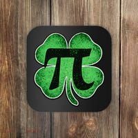 Pi Day Lucky Irish Clover 3.14 St Patrick's Day Coaster thumb 0