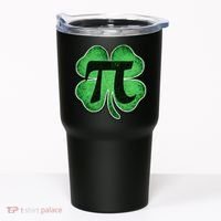 Pi Day Lucky Irish Clover 3.14 St Patrick's Day Tumbler thumb 0