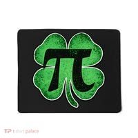 Pi Day Lucky Irish Clover 3.14 St Patrick's Day Mousepad thumb 0
