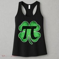 Pi Day Lucky Irish Clover 3.14 St Patrick's Day Women's Tank Top thumb 3
