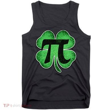 Pi Day Lucky Irish Clover 3.14 St Patrick's Day Tank Top