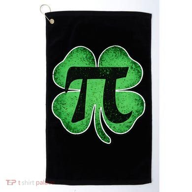 Pi Day Lucky Irish Clover 3.14 St Patrick's Day Golf Towel