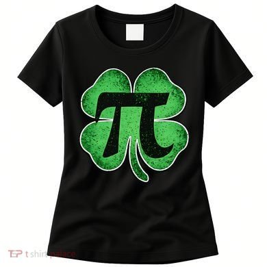 Pi Day Lucky Irish Clover 3.14 St Patrick's Day Women's T-Shirt