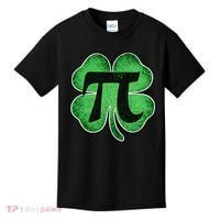 Pi Day Lucky Irish Clover 3.14 St Patrick's Day Kids T-Shirt thumb 0