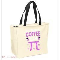 Pi Day Live All I need is Coffee and PI Math 14 March Nerd Tote Bag thumb 2