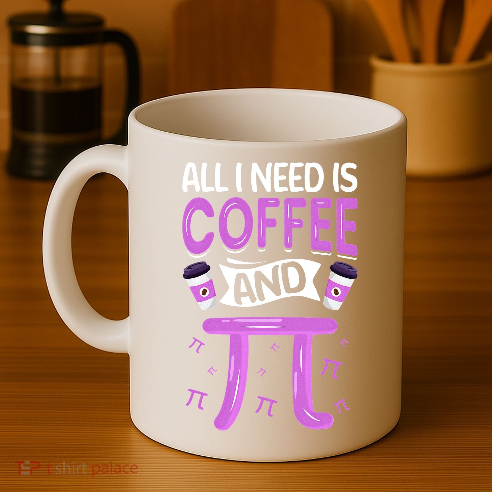Pi Day Live All I need is Coffee and PI Math 14 March Nerd Coffee Mug