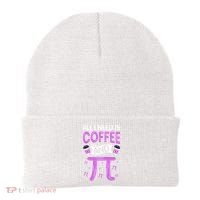 Pi Day Live All I need is Coffee and PI Math 14 March Nerd Beanie thumb 0