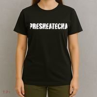 Presheatecha Distressed Logo Funny Word T-Shirt thumb 4