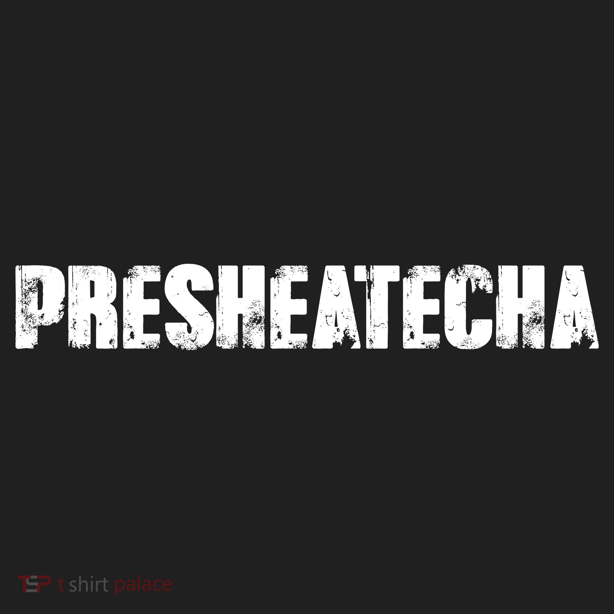 Presheatecha Distressed Logo Funny Word Beanie