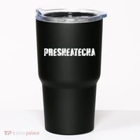 Presheatecha Distressed Logo Funny Word Tumbler thumb 0
