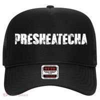 Presheatecha Distressed Logo Funny Word Hat thumb 0