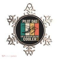 Pilot Dad Like A Regular Dad But Cooler Pilot Dad Plane Captain Dad Ornament thumb 0