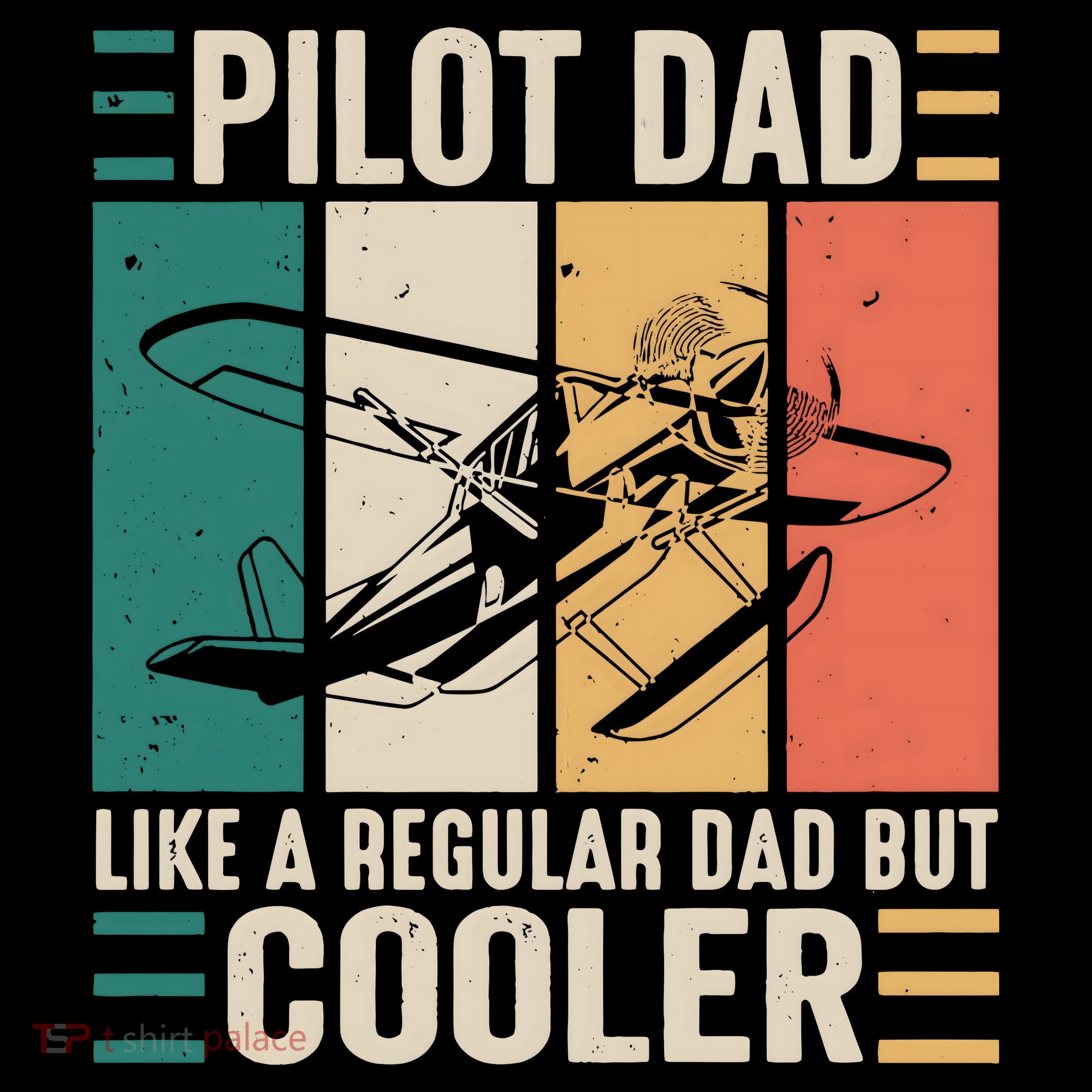 Pilot Dad Like A Regular Dad But Cooler Pilot Dad Plane Captain Dad Kids Sweatshirt