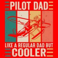 Pilot Dad Like A Regular Dad But Cooler Pilot Dad Plane Captain Dad Santa Hat thumb 1