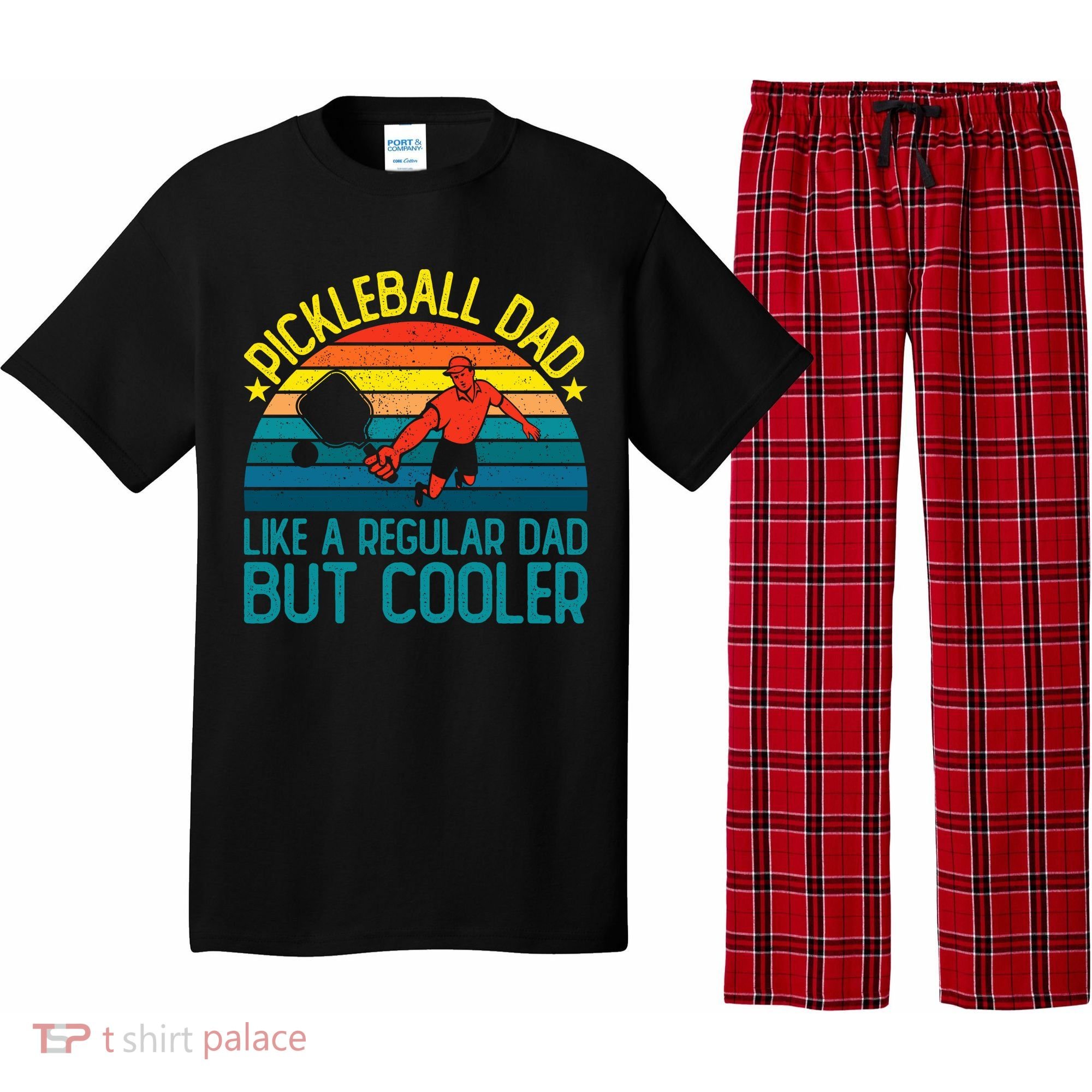 Pickleball Dad Like A Regular Dad But Cooler Pickleball Player Pajama Set