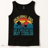 Pickleball Dad Like A Regular Dad But Cooler Pickleball Player Tank Top thumb 2