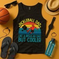 Pickleball Dad Like A Regular Dad But Cooler Pickleball Player Tank Top thumb 4