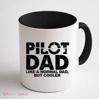 Pilot Dad Like A Normal Dad But Cooler Coffee Mug thumb 1