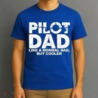 Pilot Dad Like A Normal Dad But Cooler T-Shirt thumb 3