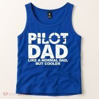 Pilot Dad Like A Normal Dad But Cooler Tank Top thumb 2