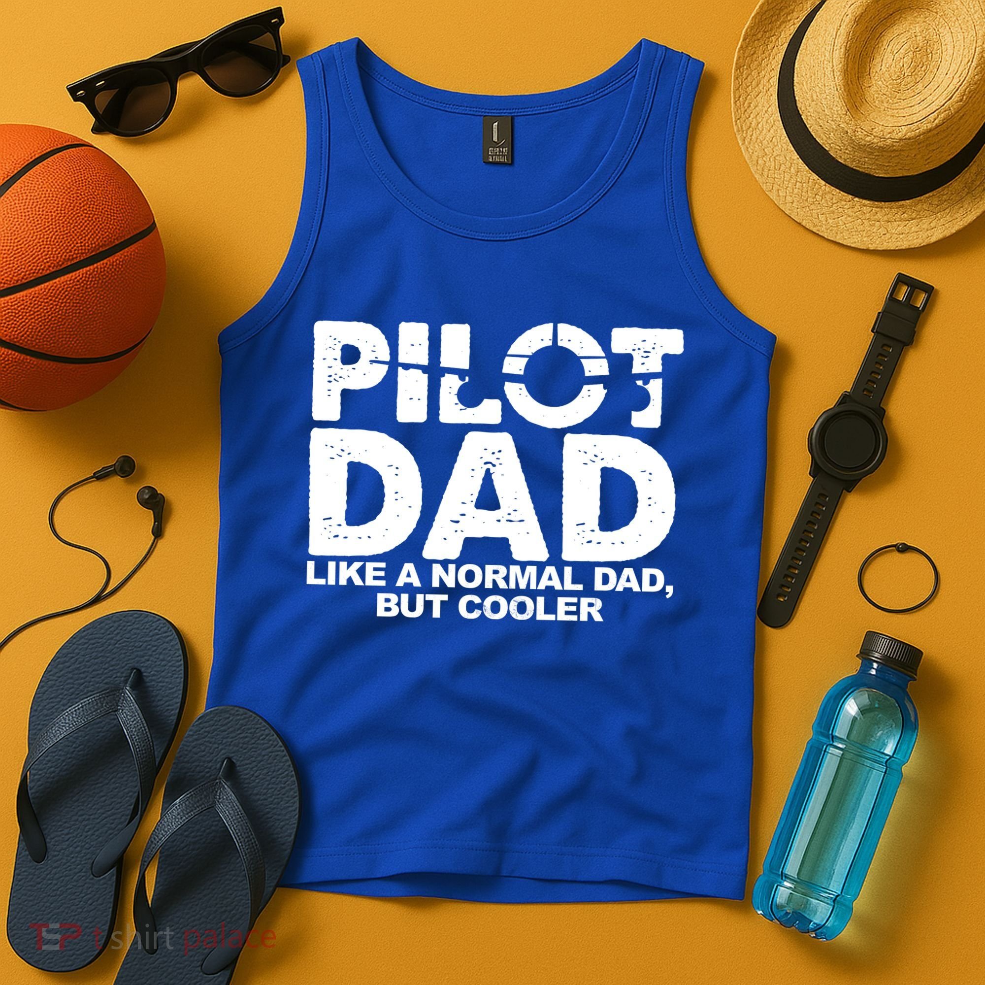 Pilot Dad Like A Normal Dad But Cooler Tank Top