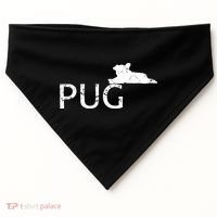 Pug Dog Lover USA-Made Doggie Bandana thumb 0