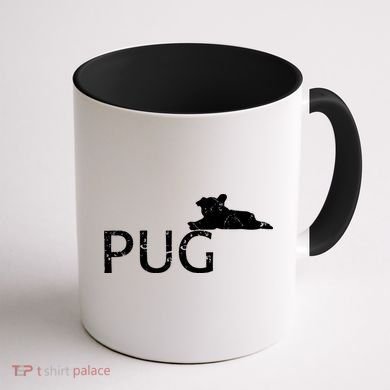 Pug Dog Lover Coffee Mug back