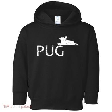 Pug Dog Lover Toddler Hoodie