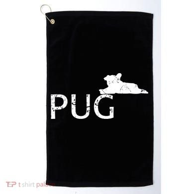 Pug Dog Lover Golf Towel