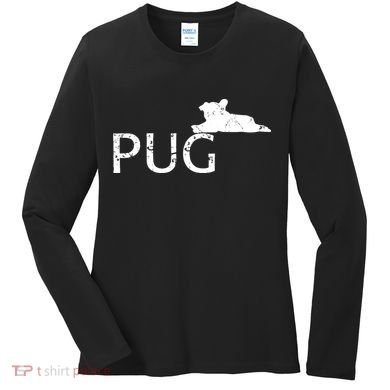 Pug Dog Lover Women's Long Sleeve Shirt