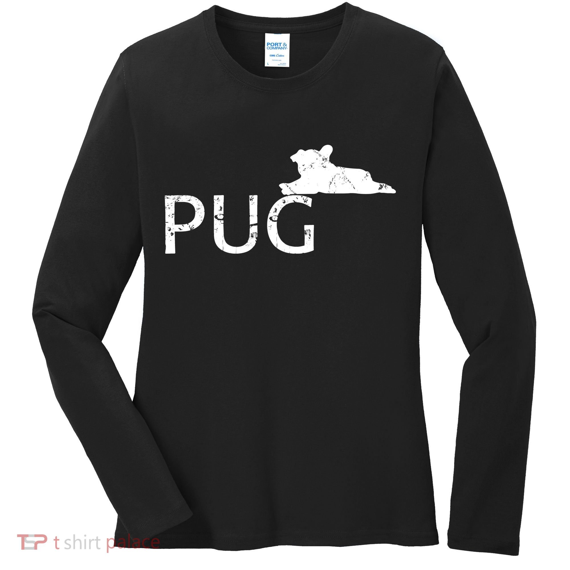Pug Dog Lover Women's Long Sleeve Shirt