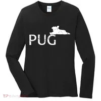 Pug Dog Lover Women's Long Sleeve Shirt thumb 0