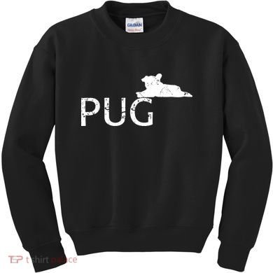 Pug Dog Lover Kids Sweatshirt