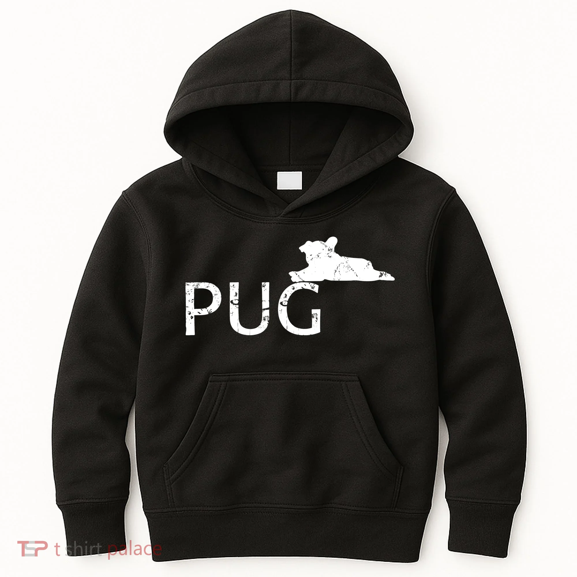 Pug Dog Lover Kids Hoodie