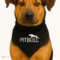 Pitbull Dog Logo USA-Made Doggie Bandana thumb 1