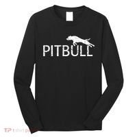 Pitbull Dog Logo Long Sleeve Shirt thumb 0